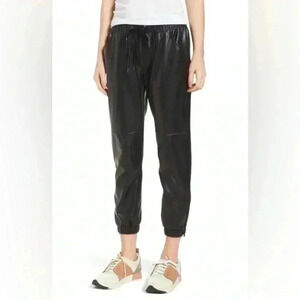 David Lerner | Blake Faux Leather Joggers